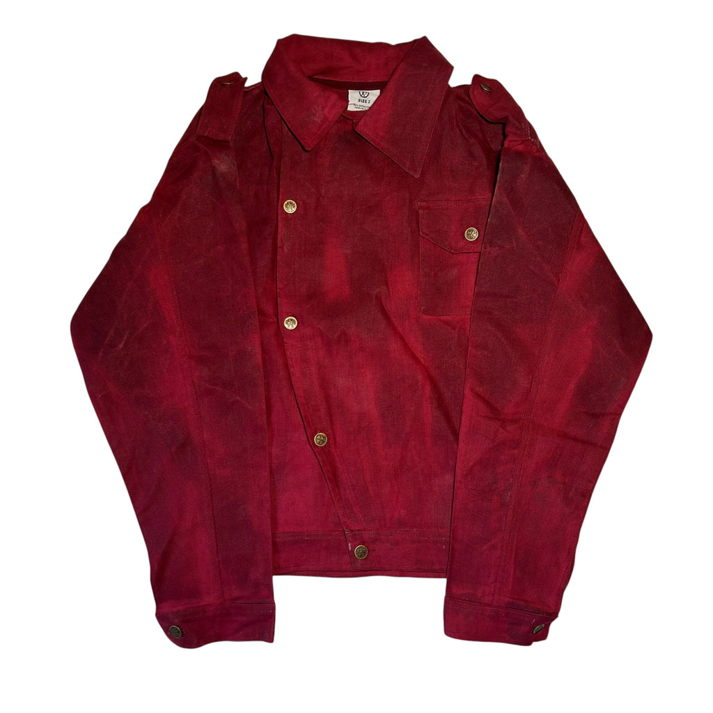 "VERSATZ" JACKET- WINE RED