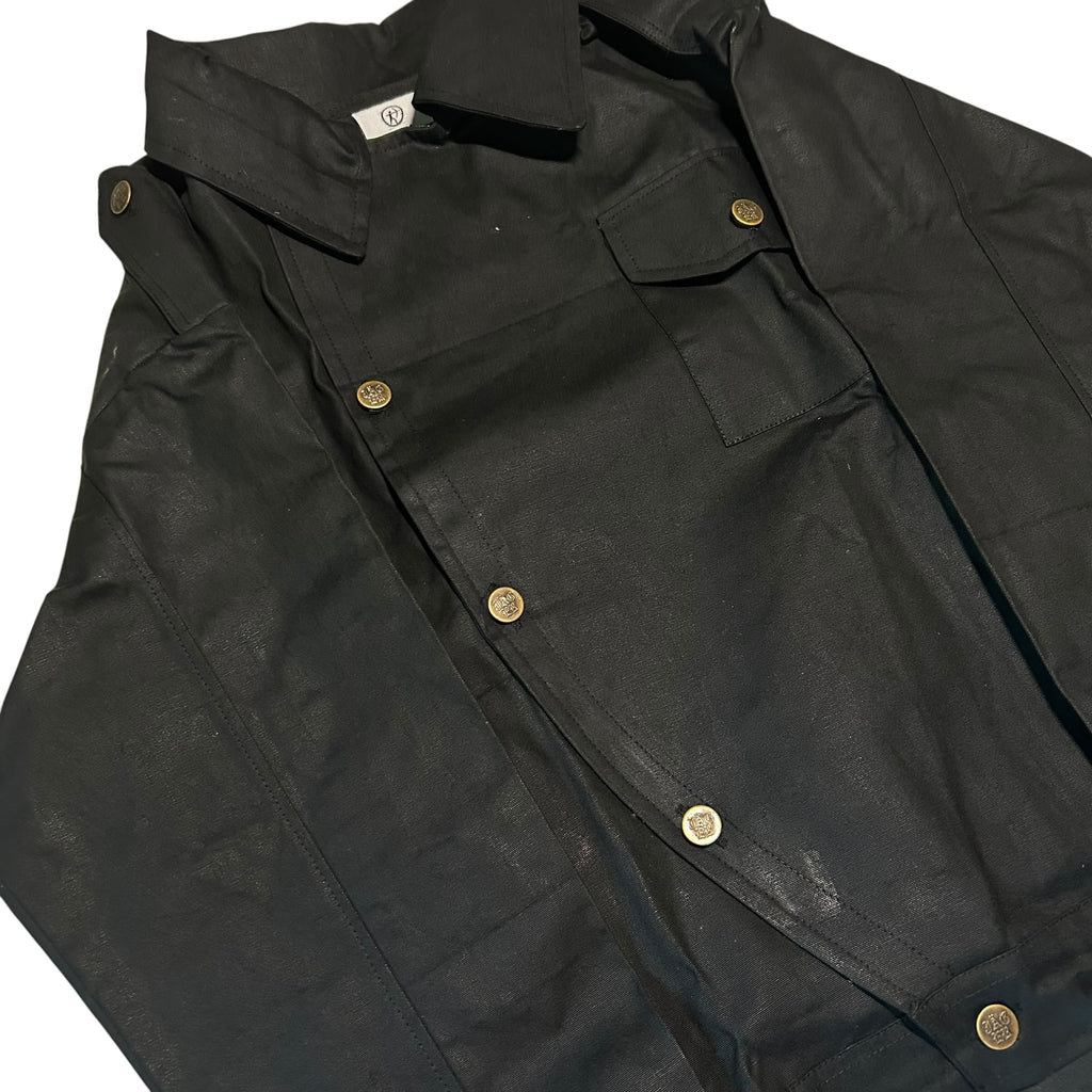 "VERSATZ" JACKET- JET BLACK
