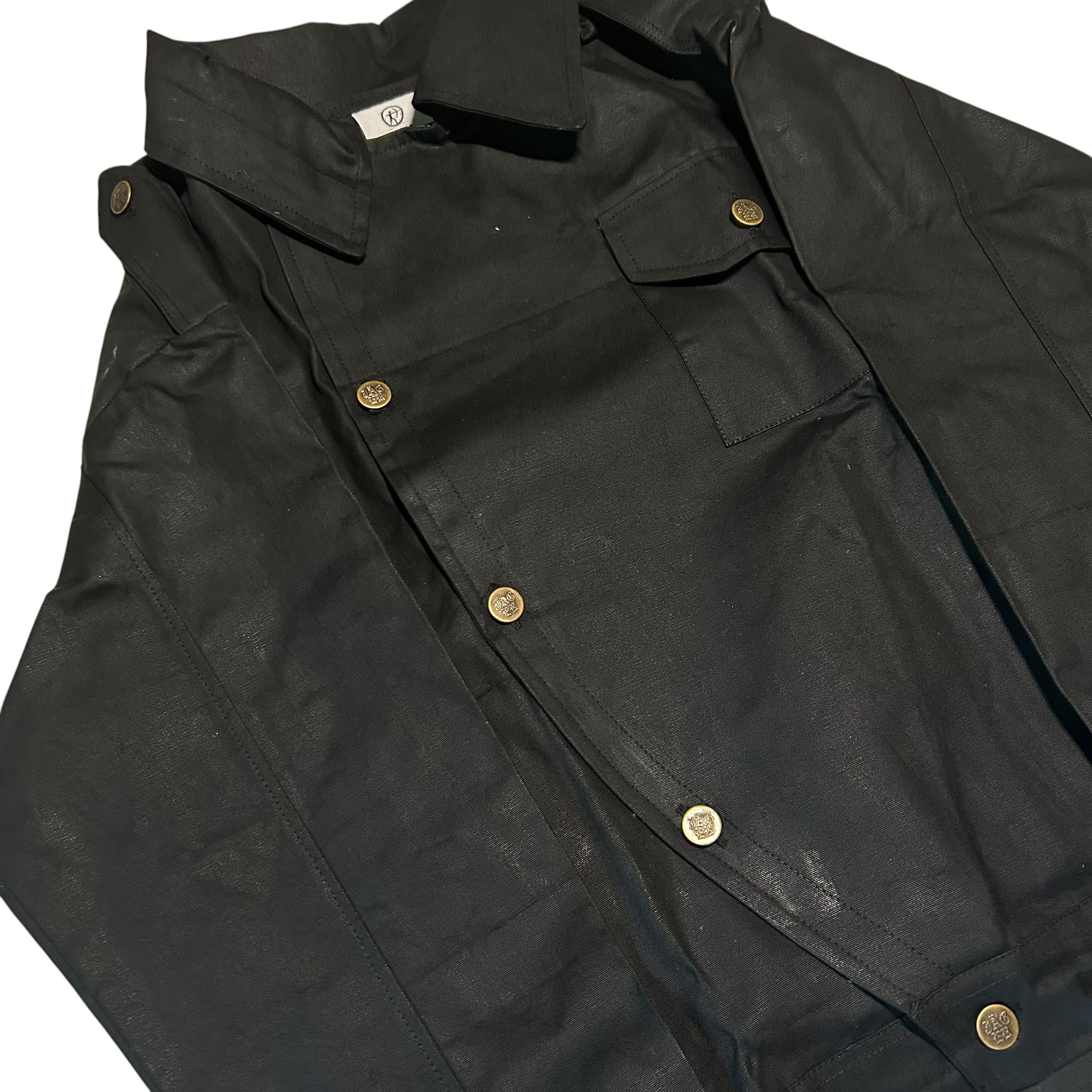 "VERSATZ" JACKET- JET BLACK