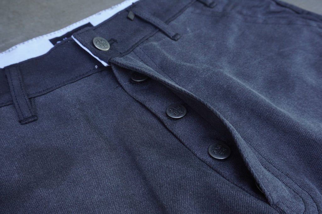 FATIGUE SHORTS- WASHED BLACK