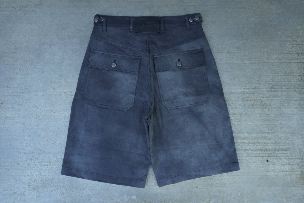 FATIGUE SHORTS- WASHED BLACK