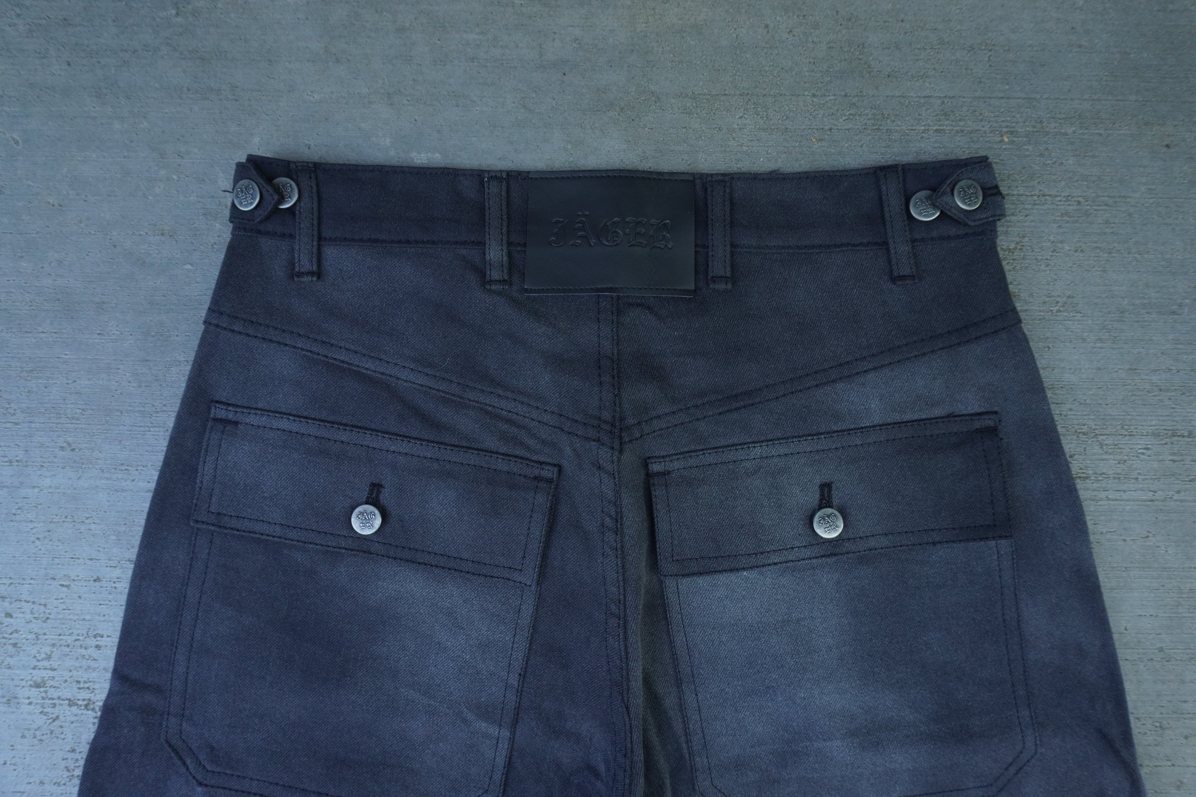 FATIGUE SHORTS- WASHED BLACK